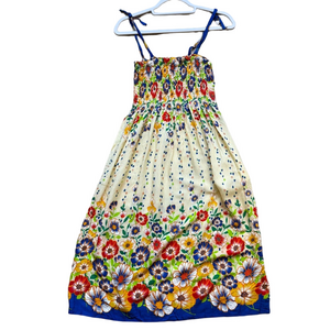 Source Unknown Multicolor Floral Mini Sundress Size S Beach Resortwear Summer